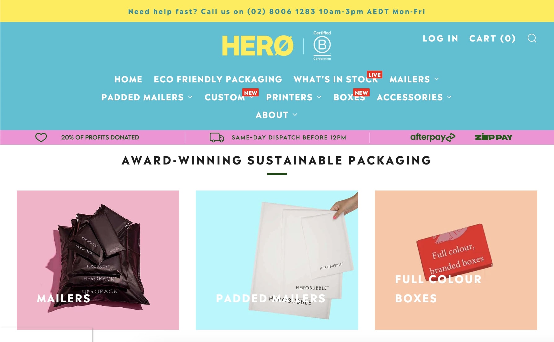 hero packaging brand review