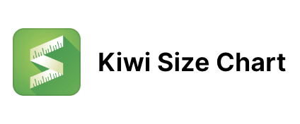 kiwi size chart shopify