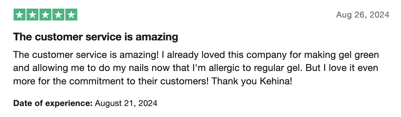 manucurist customer review