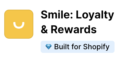 smile rewards shopify app