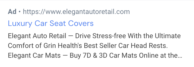 elegant auto google ads